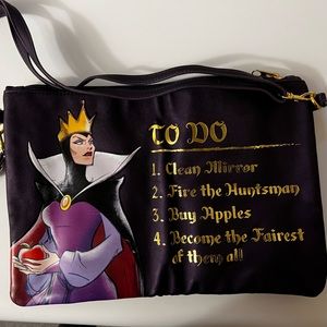 RARE Disney Parks Crossbody Evil Queen To Do List Purse